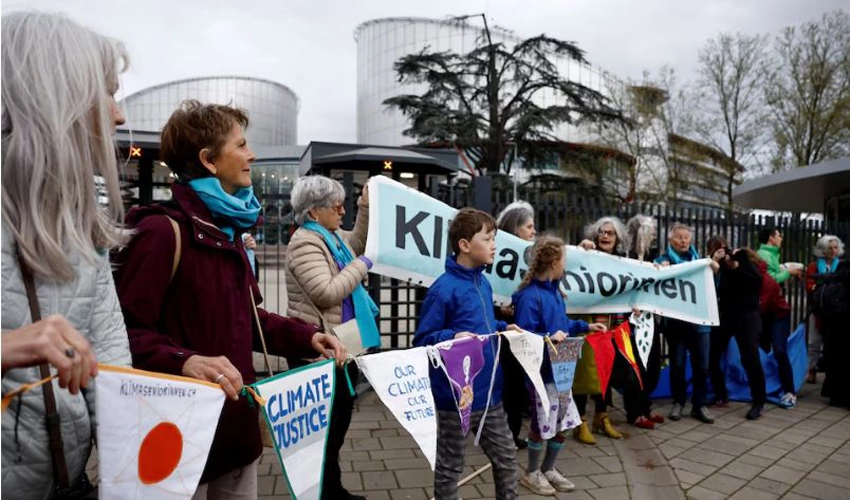 Swiss women win landmark climate victory at human rights court