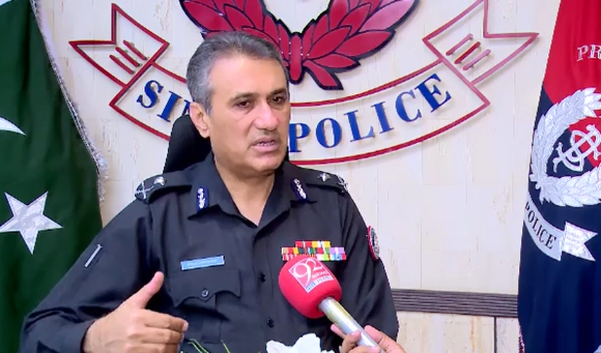 All-out efforts being made to control street crimes, says Sindh IGP