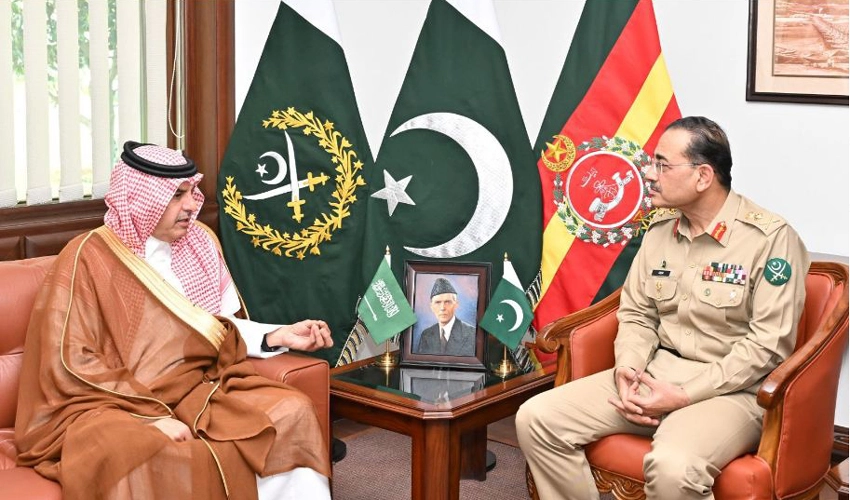 COAS, Saudi assistant defence minister discuss measures to further enhance bilateral defence collaboration