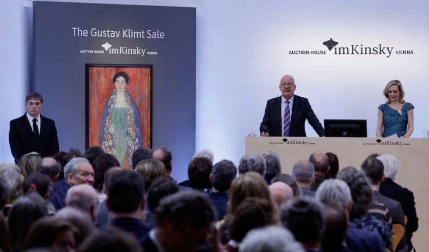 Klimt's 'Portrait of Miss Lieser' fetches US$32 million at auction