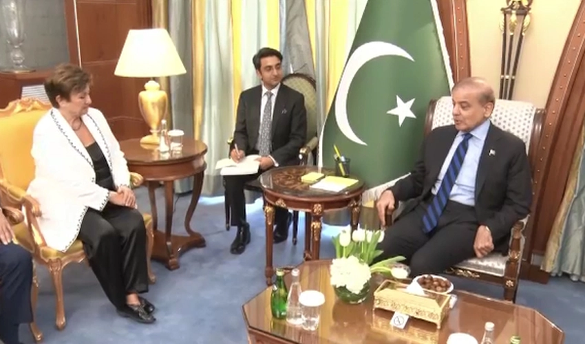 PM Shehbaz Sharif, IMF MD discuss Pakistan entering into another IMF programme