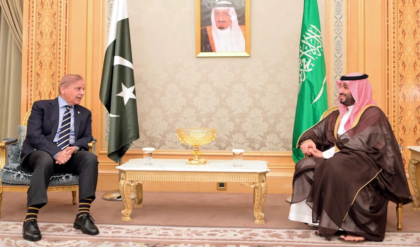 PM Shehbaz Sharif, Saudi crown prince agree to further promote cooperation in different sectors