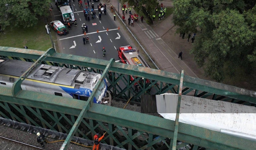 Train crash in Argentine capital sends nearly 60 to hospitals