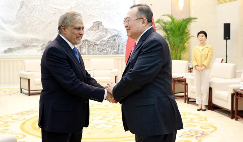 Ishaq Dar, Liu Jianchao discuss exchanges between Pakistan's political parties, Communist Party of China