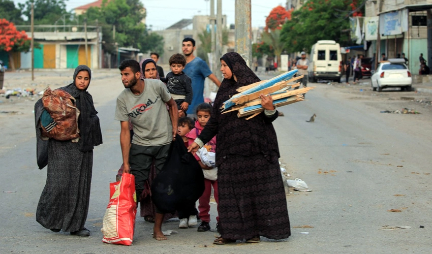 Palestinians flee Rafah as Israeli assault intensifies, martyrs’ toll at 36,096