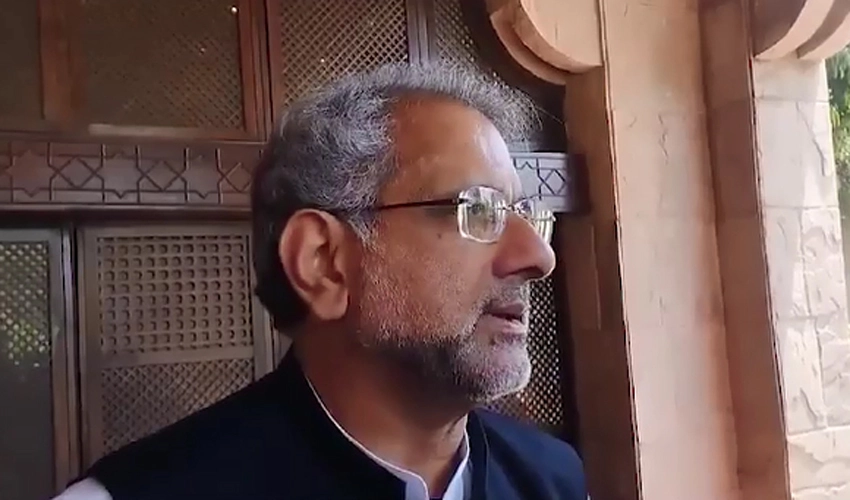 Nothing can happen without resolve to do work, says Shahid Khaqan Abbasi