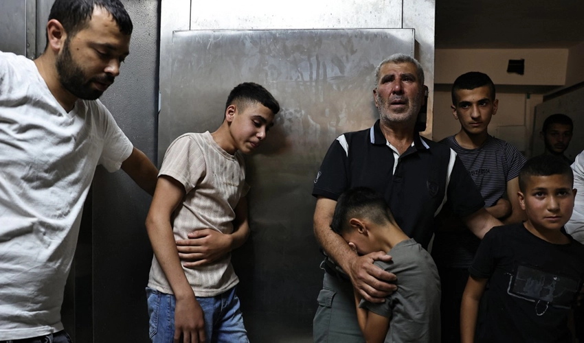 Terrorist Israel pounds Gaza as tensions surge on Lebanon border, martyrs toll at 37,266
