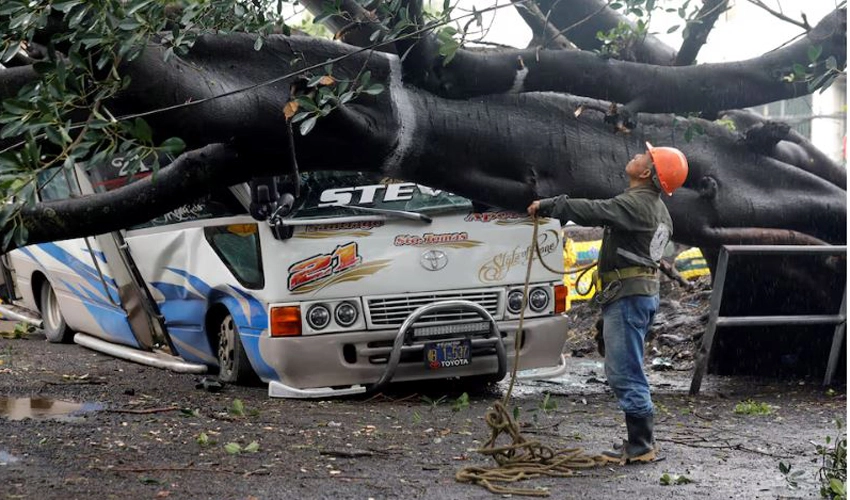 At least 30 dead as torrential rains lash Central America