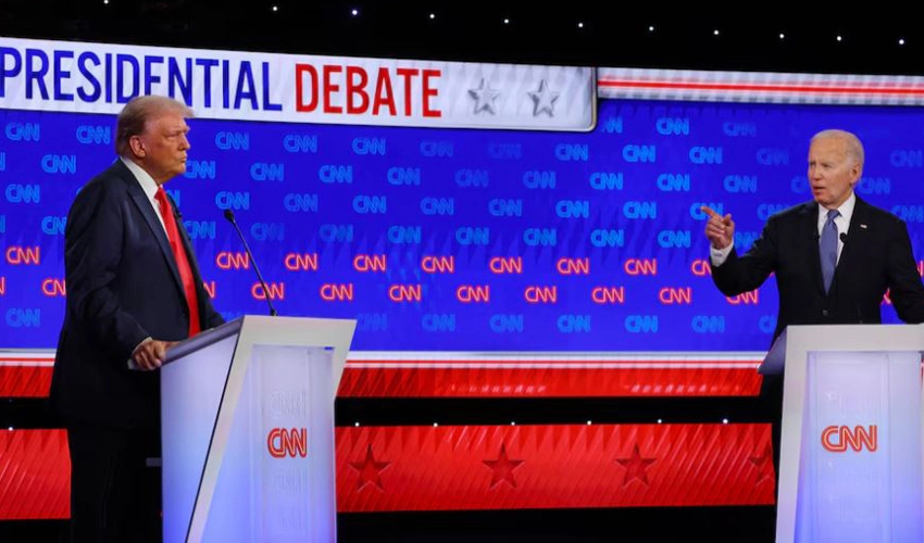 Biden falters as Trump unleashes falsehoods during presidential debate