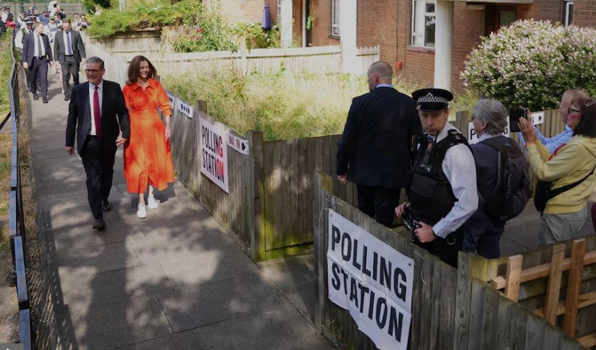 Britons vote in poll expected to deliver Labour Party landslide