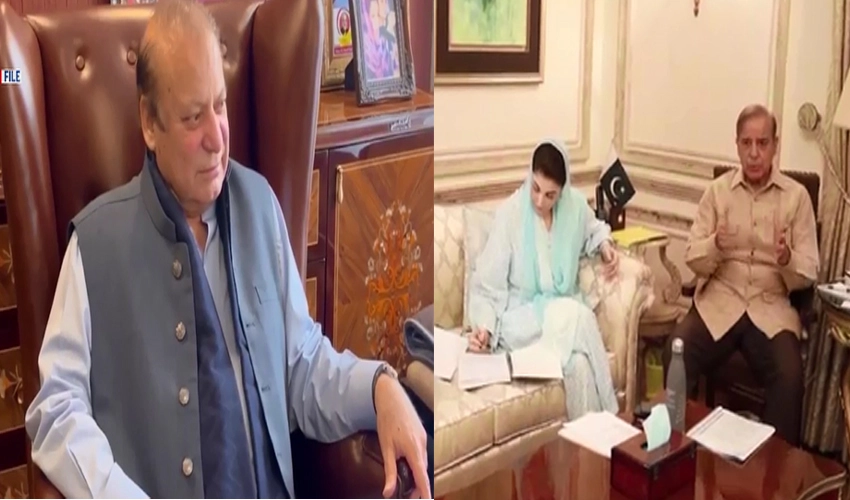 Nawaz Sharif asks PM Shehbaz Sharif to utilize all legal, constitutional and political options