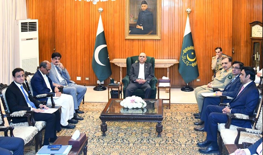 President Asif Zardari calls for a comprehensive plan to prevent urban flooding in Karachi