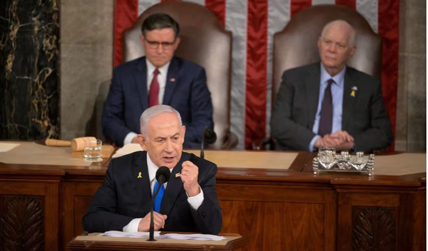 Israel and America should stand together, Netanyahu tells US Congress