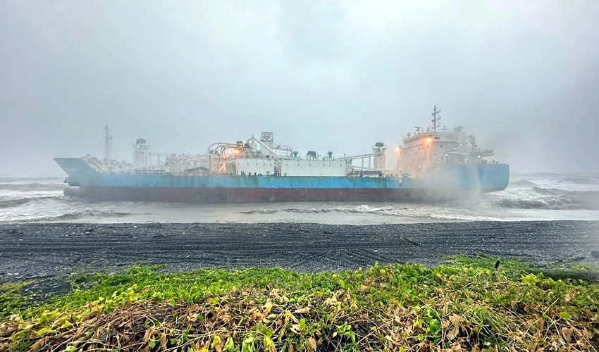 Deadly typhoon hits Taiwan, 6 sailors missing after ship sinks