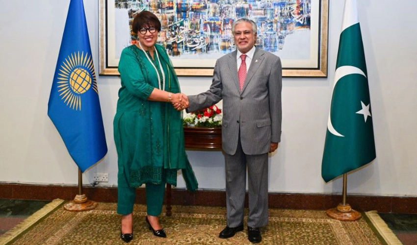 Pakistan committed to Commonwealth agenda of connectivity, climate resilience: Ishaq Dar