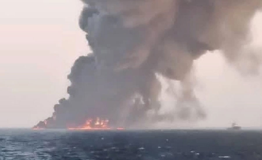 Iran navy vessel sinks after fire in Gulf of Oman