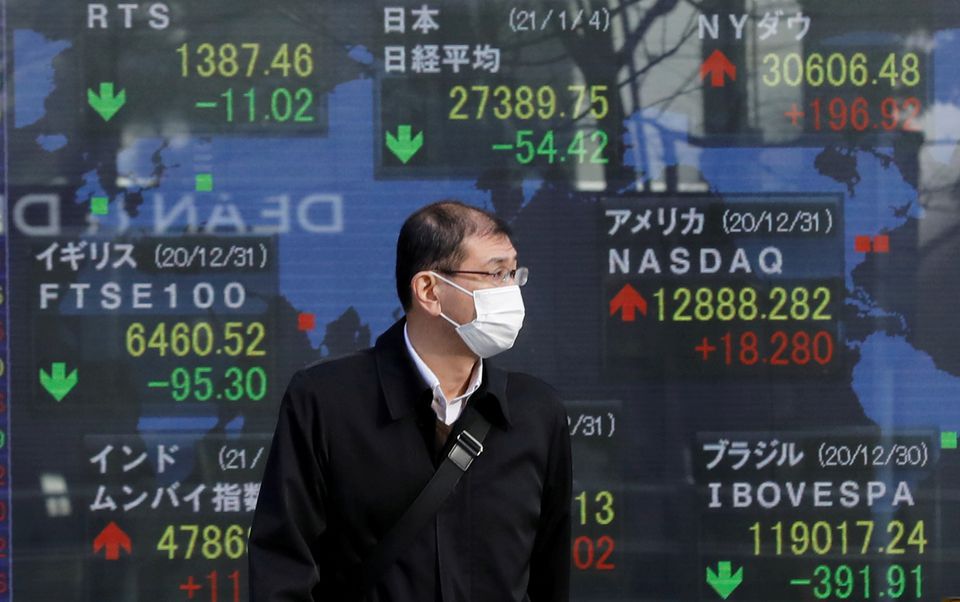 Asia tracks Wall Street lower as US inflation bets perk up