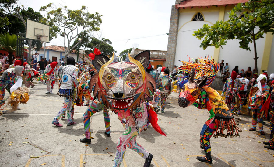 Venezuela's Dancing Devils ask for an end to the pandemic
