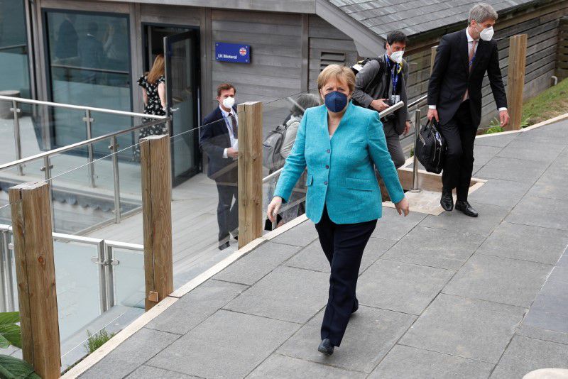 Germany’s Merkel urges pragmatic approach to Northern Ireland