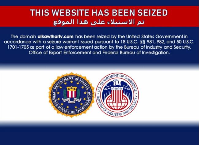 US blocks websites linked to 'Iranian disinformation'