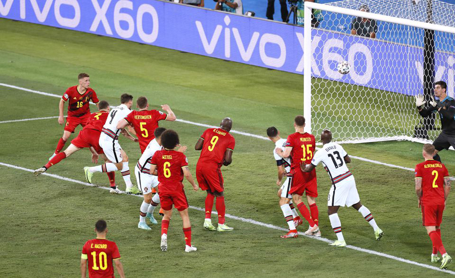 Belgium knock defending champions Portugal to reach Euro 2020 quarter-finals