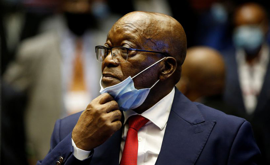 Former South African leader Zuma sentenced to 15 months in jail