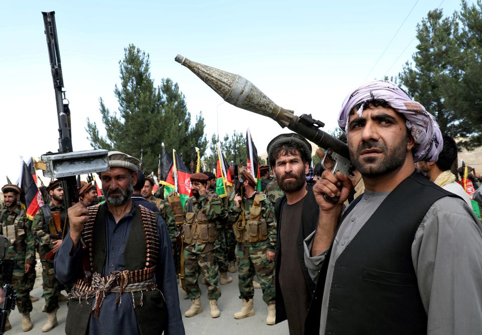 Afghan civilians take up arms as US-led forces leave